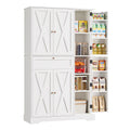 68" Pantry Cabinet with Adjustable Shelves, 6 Door Shelves & Drawer - Vektaya - VektayaFurnitureUS-SC020-WH