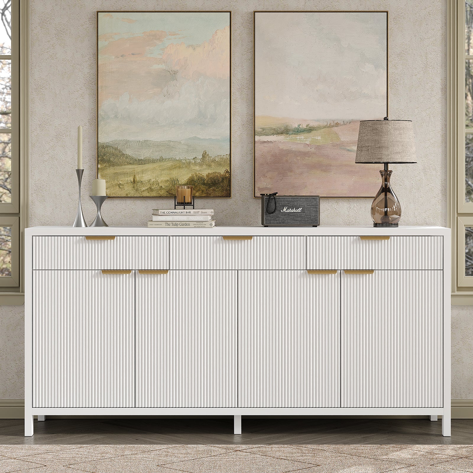 Storage Cabinet - Vektaya - VektayaStorage CabinetUS-SC005-wh-2