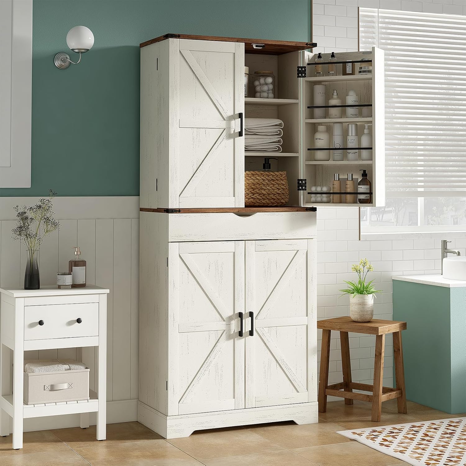 72'' Tall Kitchen Storage Pantry Cabinet