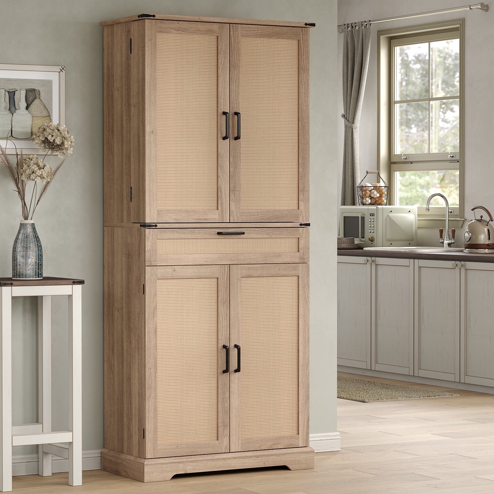 72'' Tall Kitchen Storage Pantry Cabinet