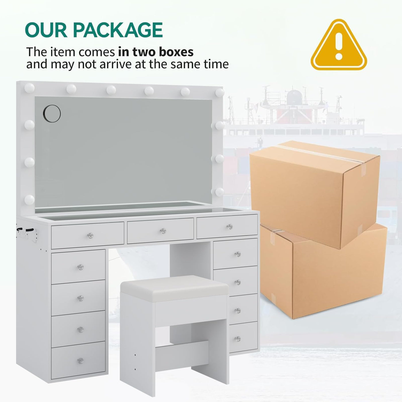 Big furniture, clearer delivery planning.