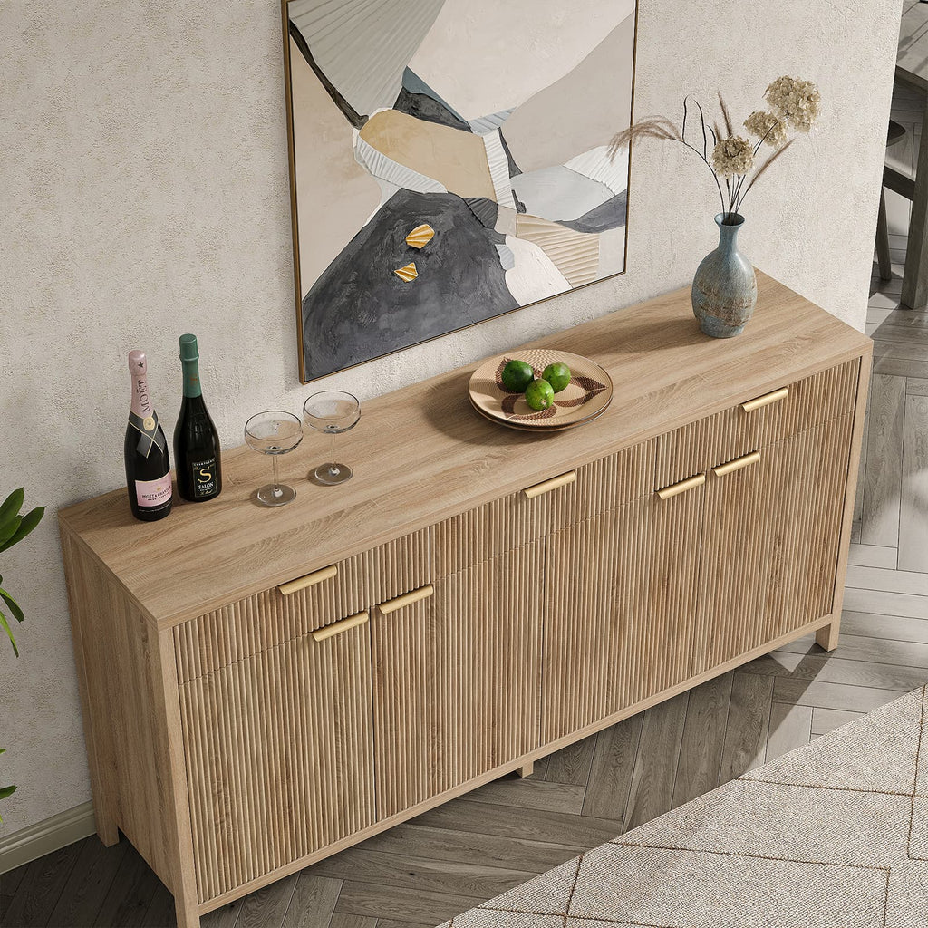 Yanosaku SC005 66'' Storage Cabinet with Drawers & Doors - Yanosaku SotreFurnitureSC005 - NR