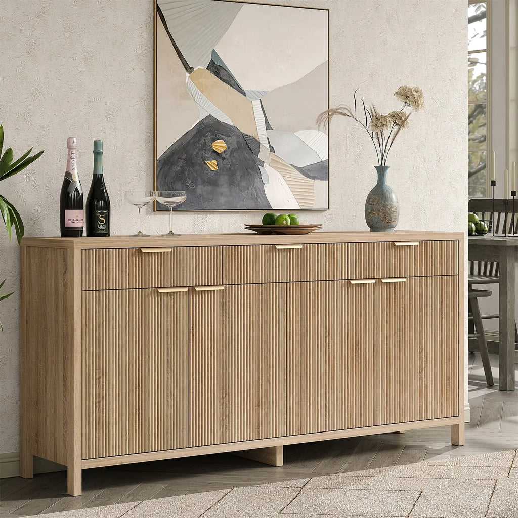 Yanosaku SC005 66'' Storage Cabinet with Drawers & Doors - Yanosaku SotreFurnitureSC005 - NR