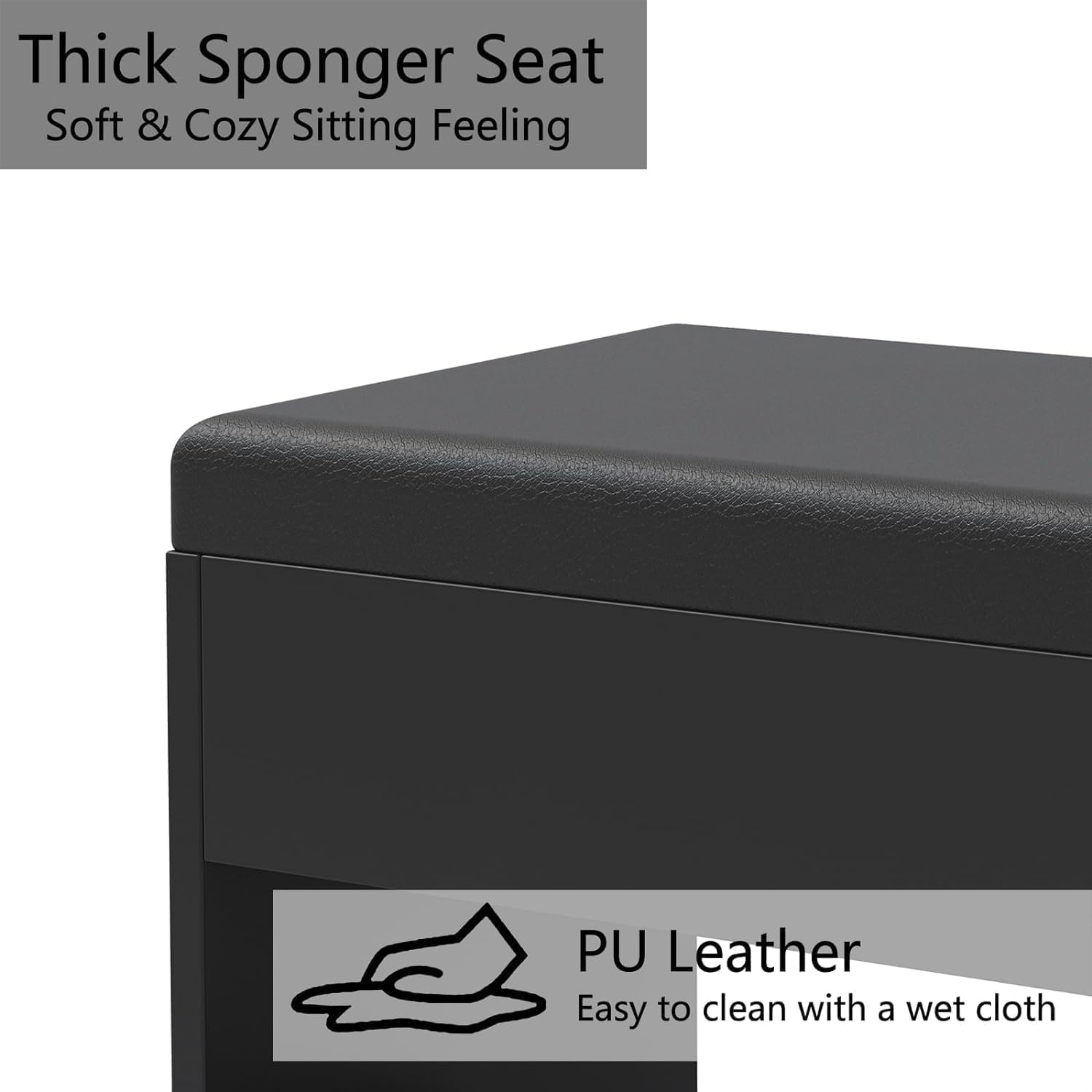 Yanosaku VD001 Bedroom Makeup Vanity desk with LED Mirror, 5 Drawers - Yanosaku SotreFurnitureVD001-BK