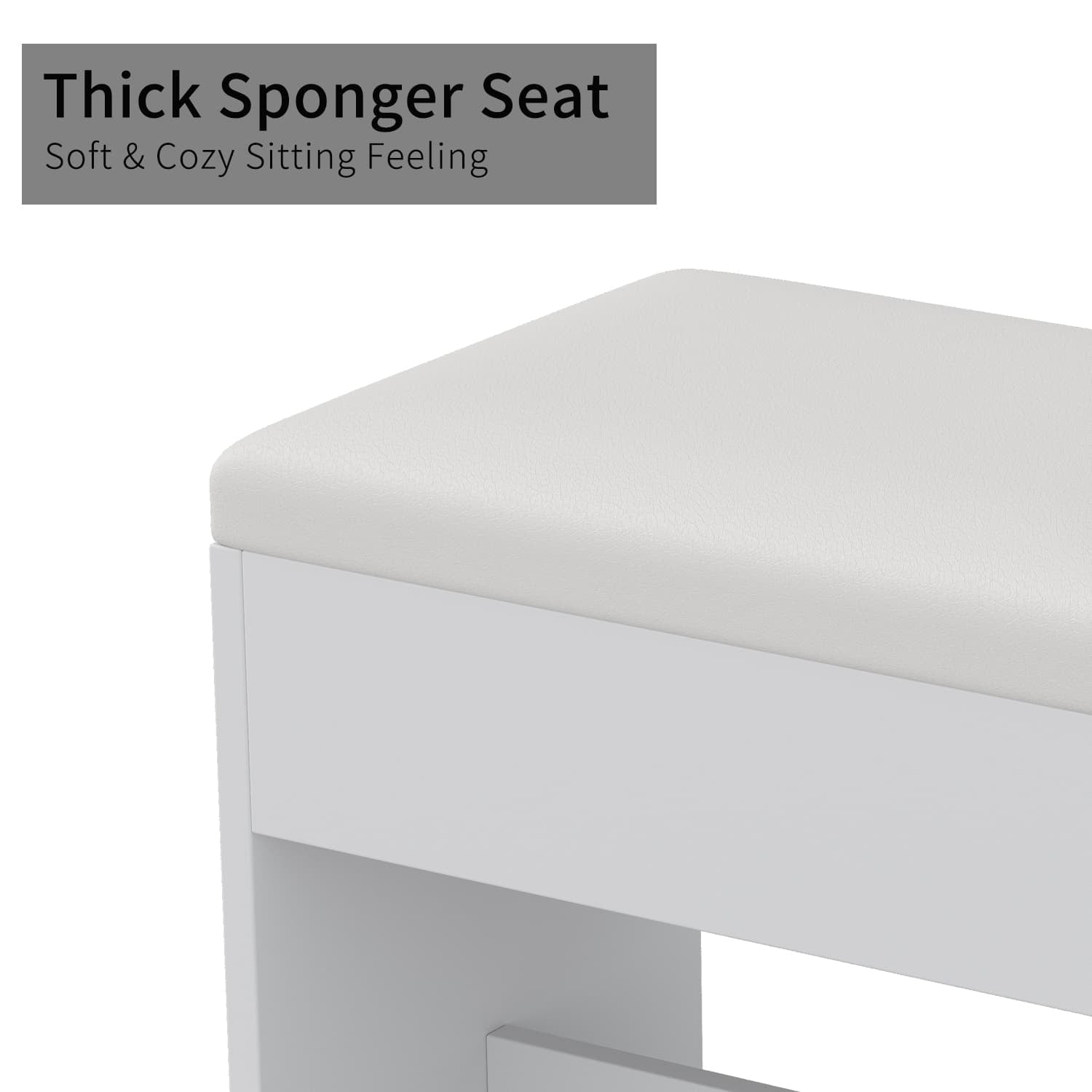 Yanosaku VD020 Vanity Desk with Power Outlet, Mirror, 10 LED Lights - Yanosaku SotreFurnitureVD020